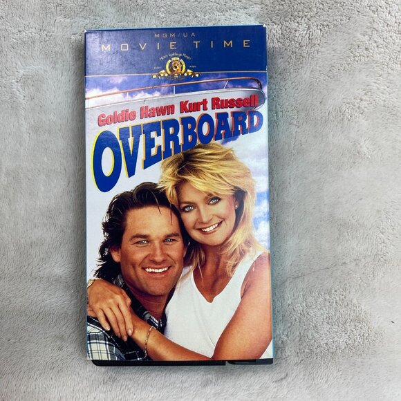 Overboard 1987 Goldie Hawn Kurt Russell Comedy Romance VHS Tape - Picture 1 of 2
